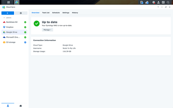Synology Cloud Sync